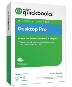 QuickBooks Desktop Pro 2021 Boxshot